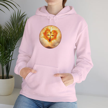 Women’s Sacred Heart Hoodie – Faith-Inspired Spiritual Pullover