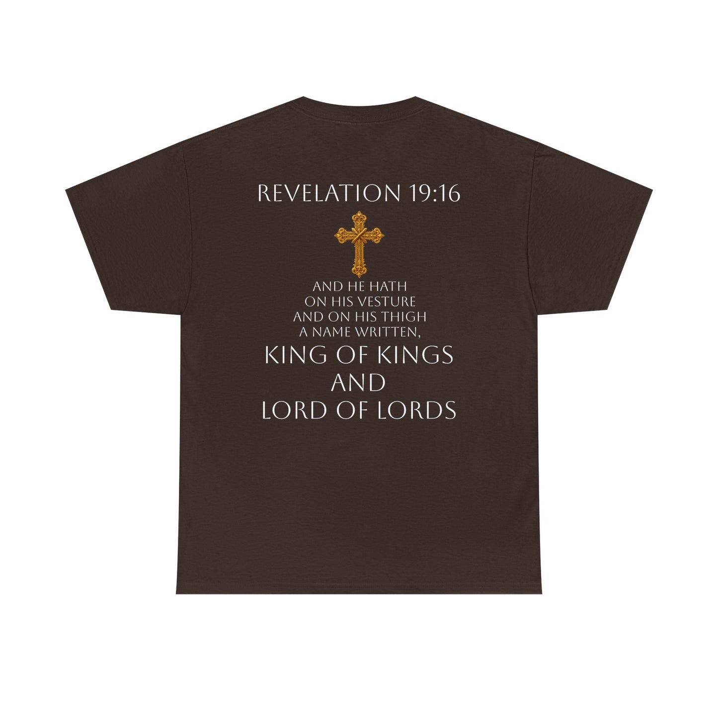 Christ is King Women’s Christian Tee (White Lettering)