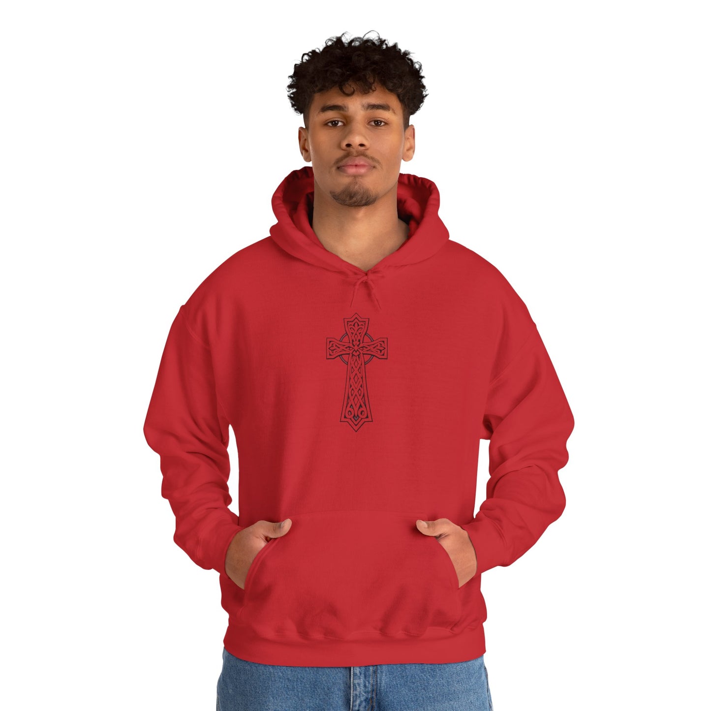 Celtic Courage | Men’s Celtic Cross Hoodie