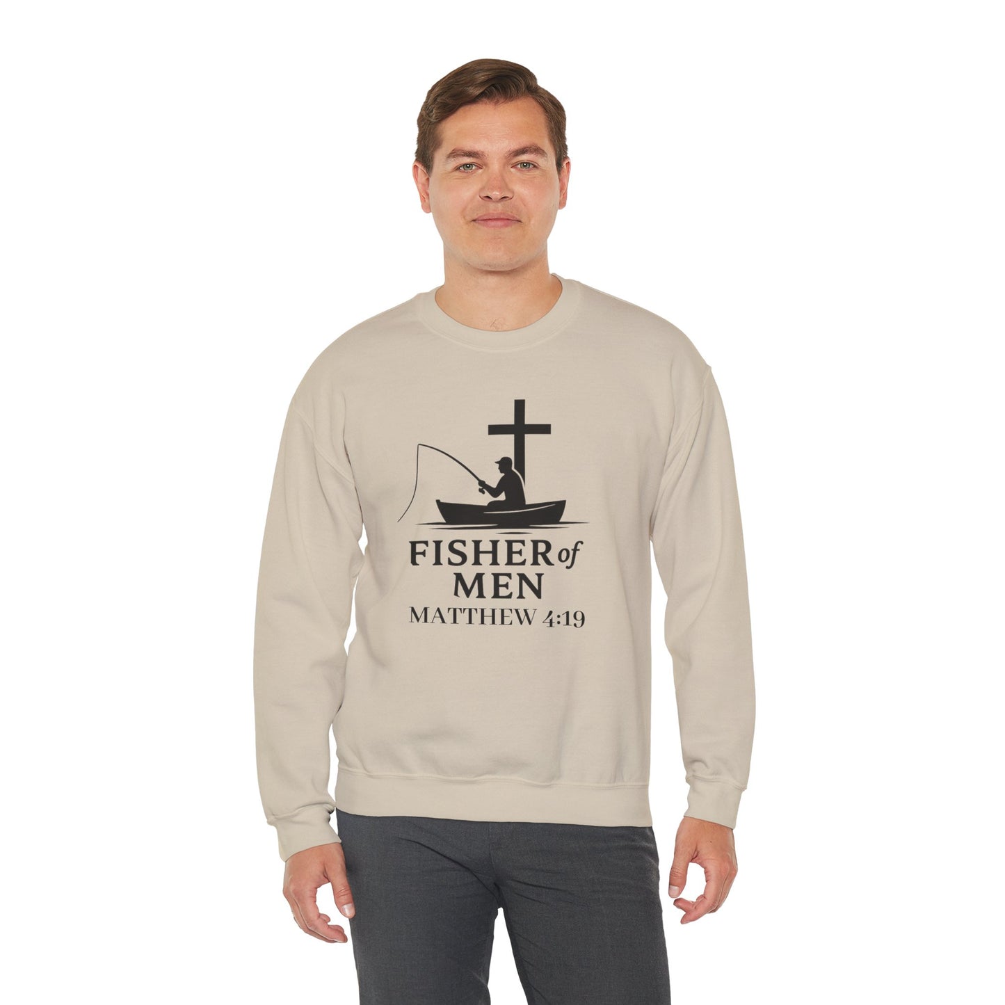 Fisher of Men – Men’s Christian Sweatshirt