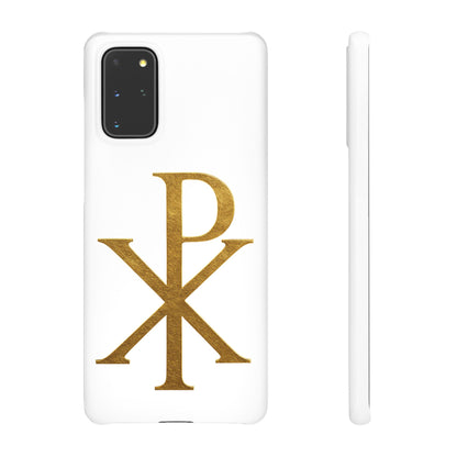 White Chi Rho Snap Case for Samsung – Guiding Light