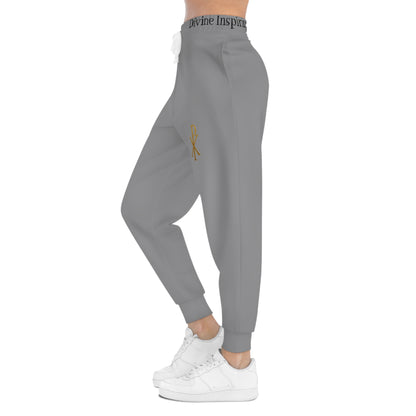 Chi Rho Women’s Christian Sweatpants in Grey – Comfort and Victory in Christ
