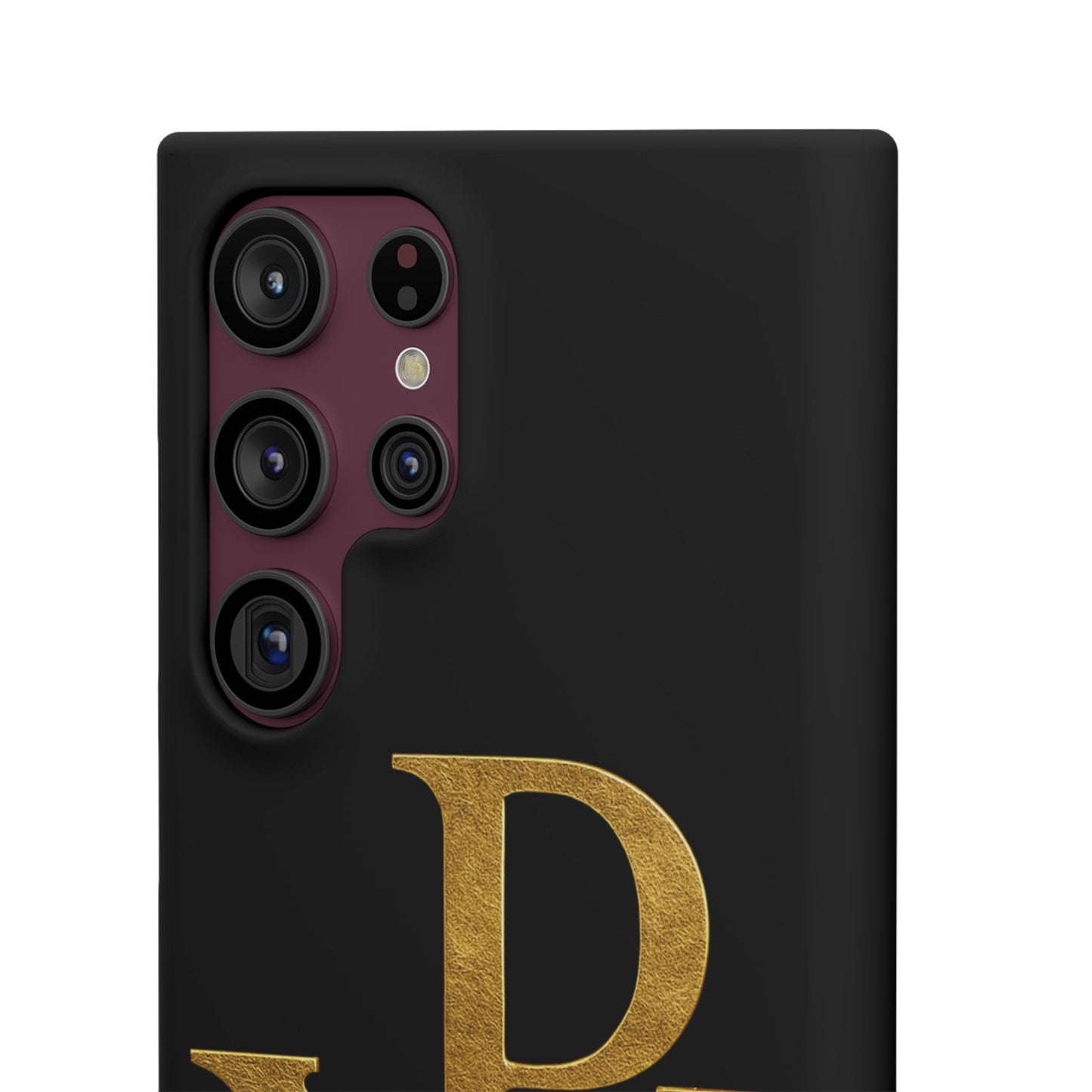 Our Eternal Hope in Christ - Black Chi Rho Snap Case for Samsung