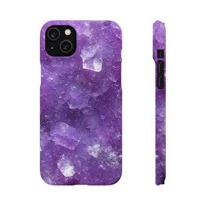 Amethyst Crystal Finish iPhone Snap Case