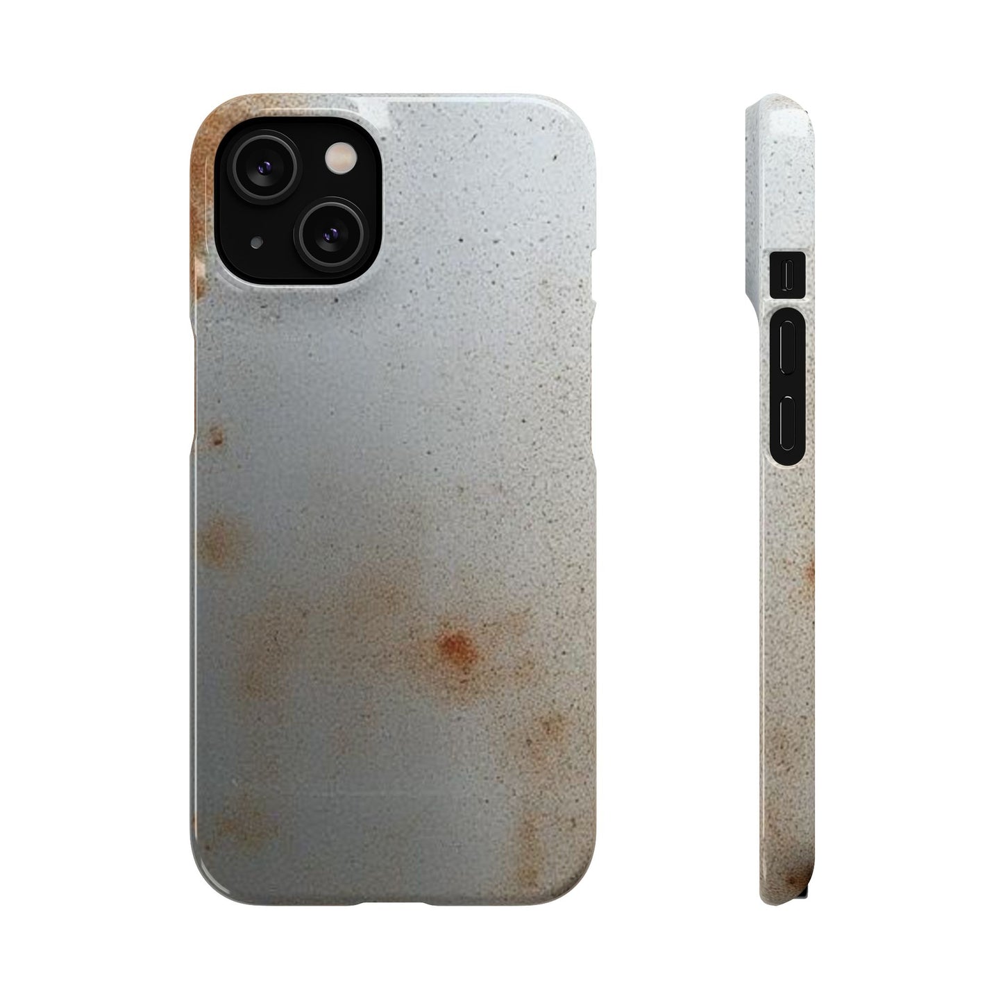 Old Steel Finish iPhone Snap Case