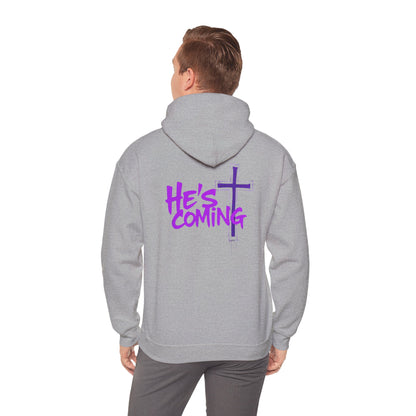 He’s Coming Men’s Christian Streetwear Hoodie