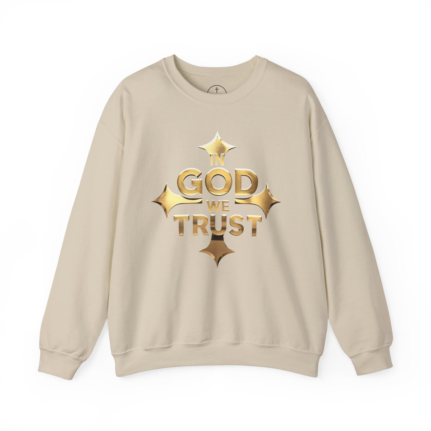 In God We Trust (Gold) - Men’s Christian Sweatshirt