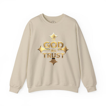 In God We Trust (Gold) - Men’s Christian Sweatshirt
