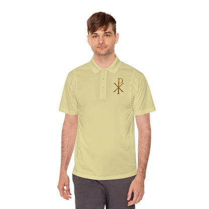 Men’s Chi Rho Polo Shirt – Faith & Heritage in Everyday Wear