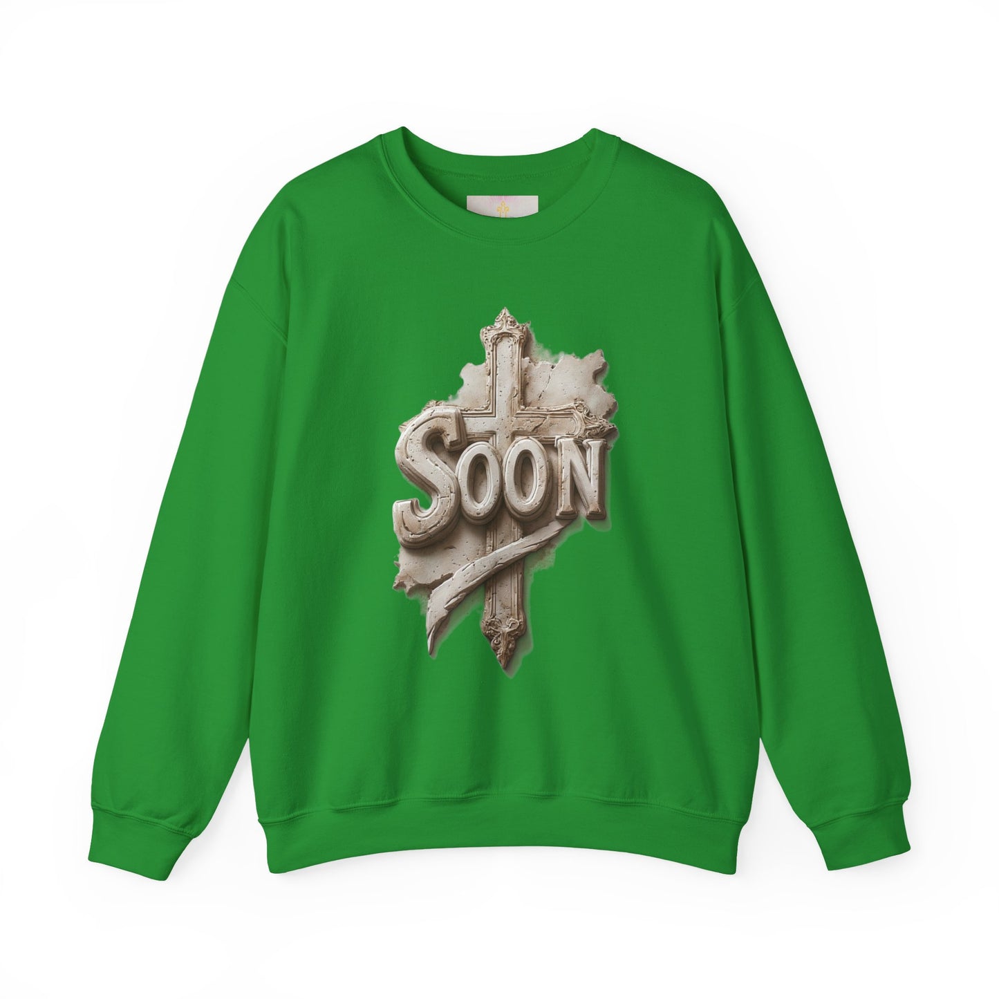 “Soon” Cross Men’s Christian Sweater – Living Testimony
