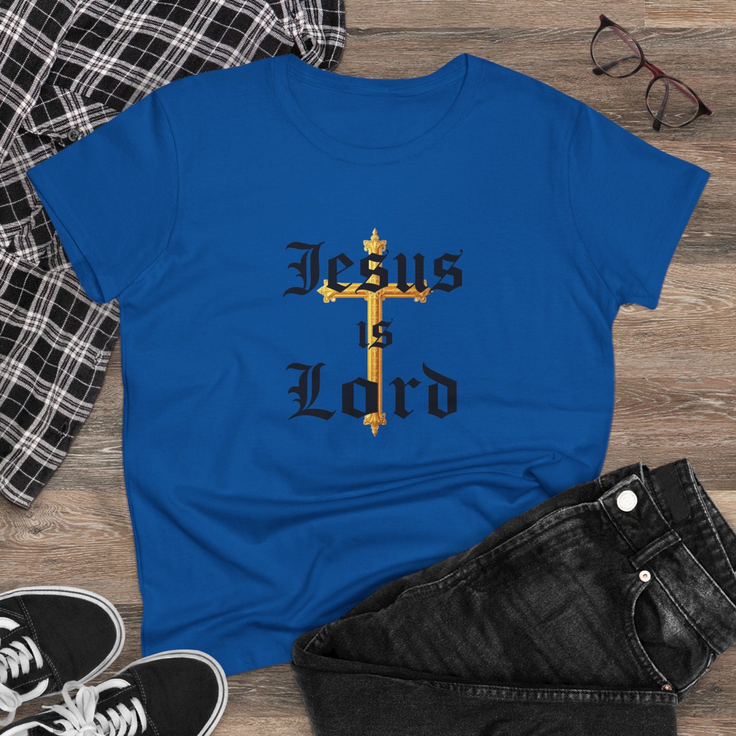 Jesus Is Lord – Women’s Tee of Devoted Faith