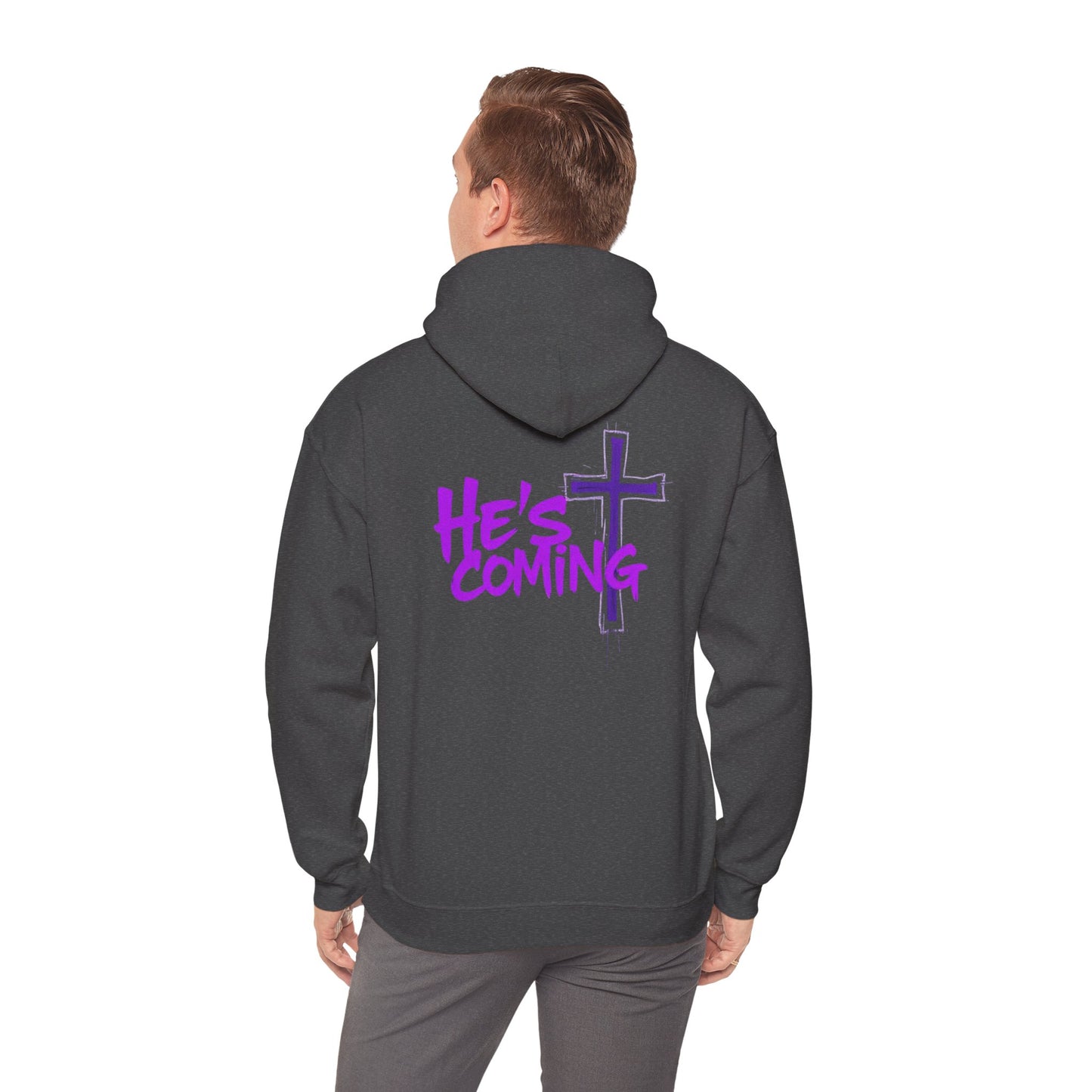 He’s Coming Men’s Christian Streetwear Hoodie