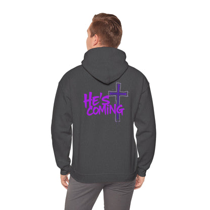 He’s Coming Men’s Christian Streetwear Hoodie
