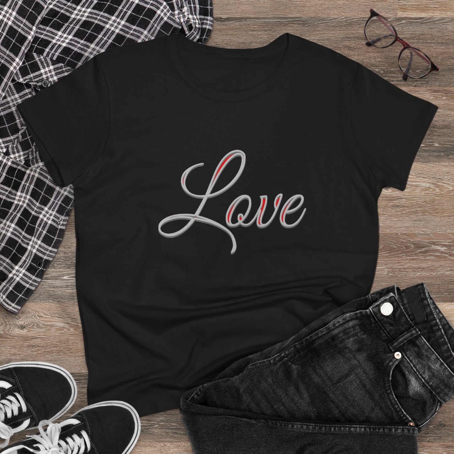 Put On Love Women’s T-Shirt – Grace in Every Thread