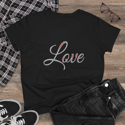 Put On Love Women’s T-Shirt – Grace in Every Thread
