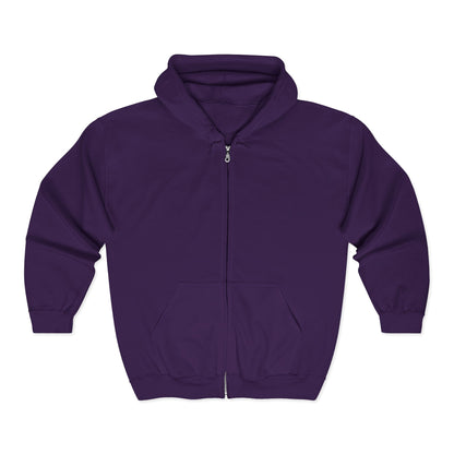 Anchored Journey – Men’s Classic Plain Zip-Up Hoodie (Light Label)