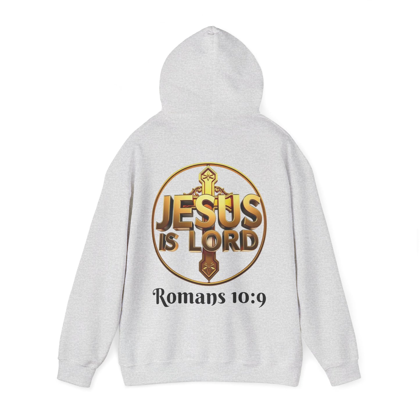 Jesus Is Lord Christian Hoodie – Men’s Bold Faith Streetwear (Dark Lettering)