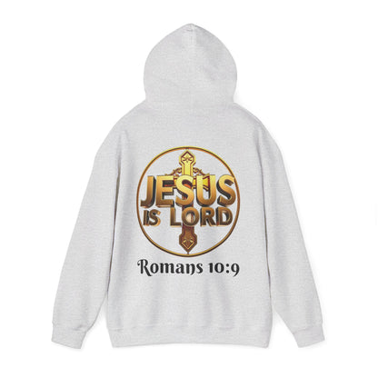 Jesus Is Lord Christian Hoodie – Men’s Bold Faith Streetwear (Dark Lettering)