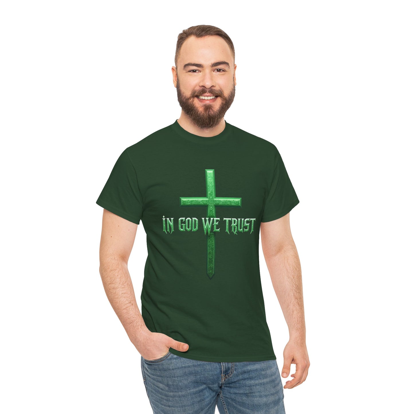 In God We Trust (Green Ed) – Men’s Christian Tee