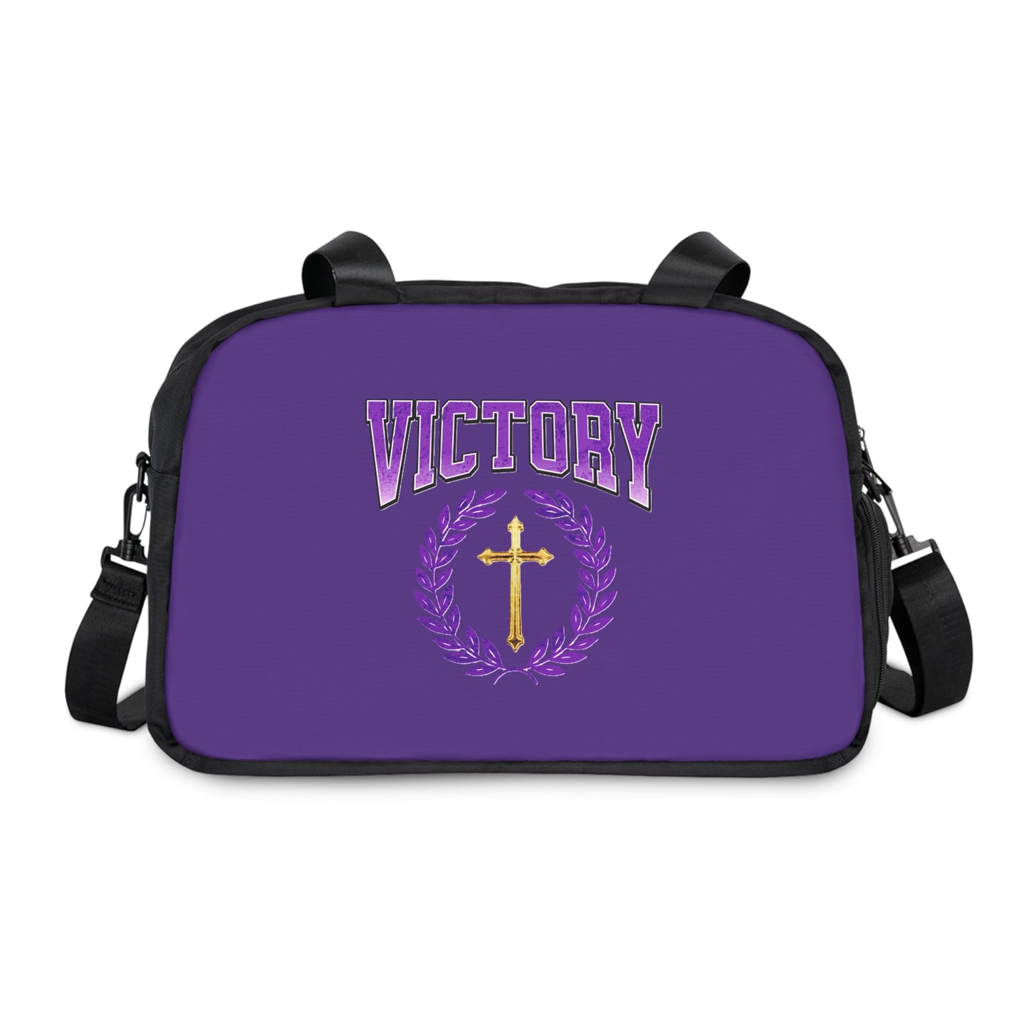 Strength & Victory in Purple – Fitness Bag