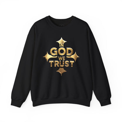 In God We Trust (Gold) - Men’s Christian Sweatshirt
