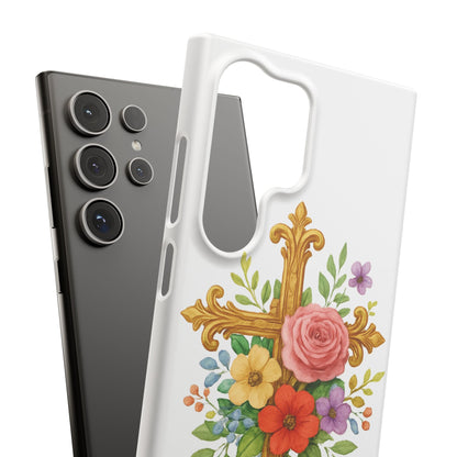 Floral Cross Snap Case for Samsung – Faith in Bloom