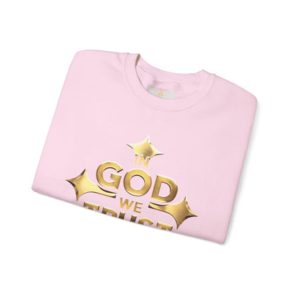 In God We Trust (Gold) - Women’s Christian Sweatshirt
