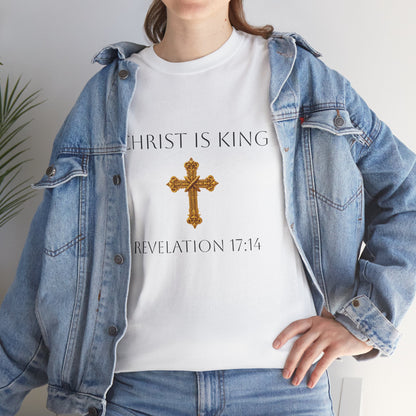 Christ is King - Women’s Christian Tee (Dark Lettering)