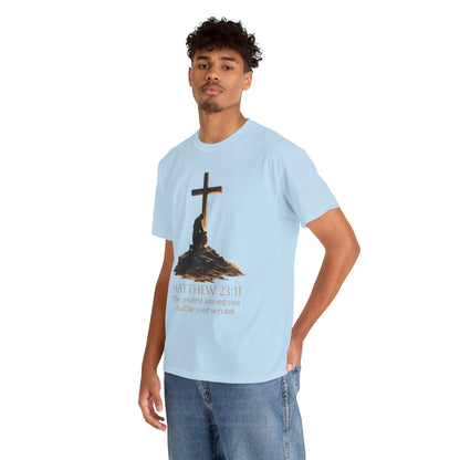 Humble Servant - Men's Christian T-Shirt (Front Design)