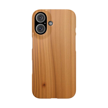Natural Wood Grain iPhone Snap Case