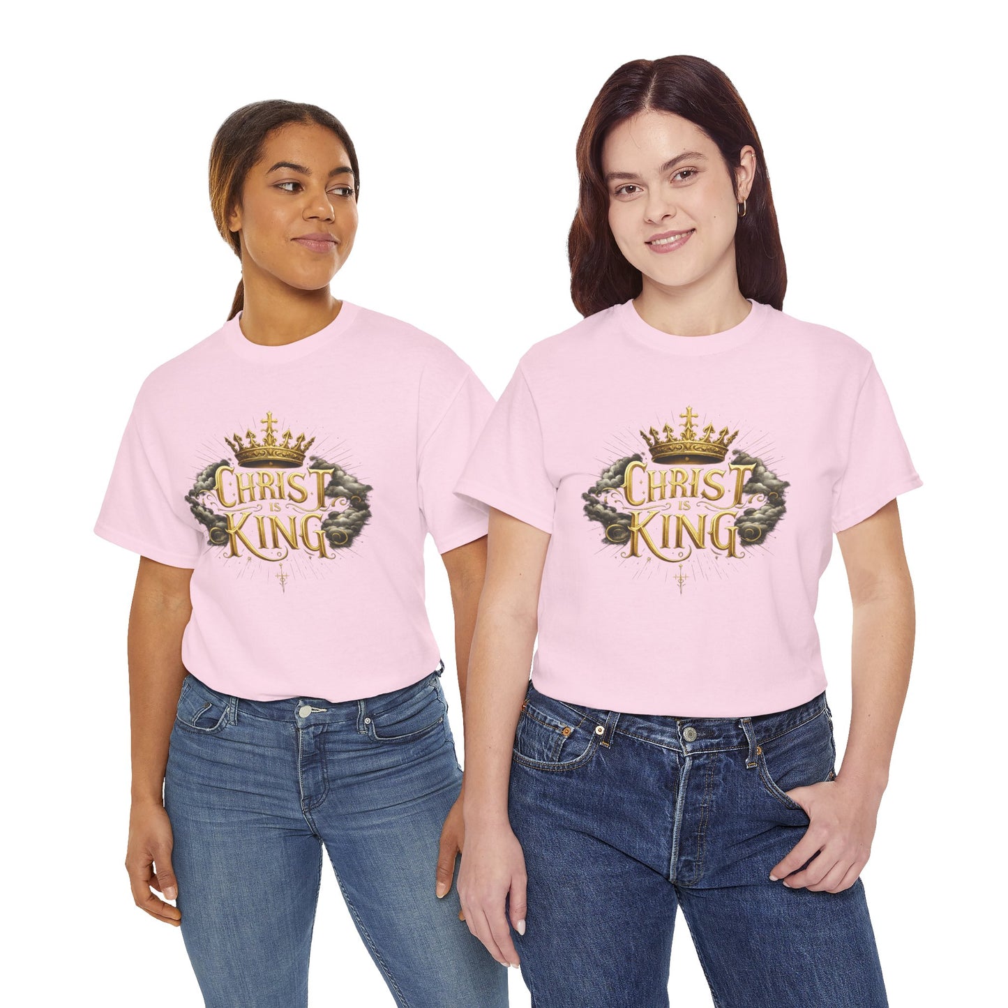 Christ is King Crowned - Women's Christian T-Shirt