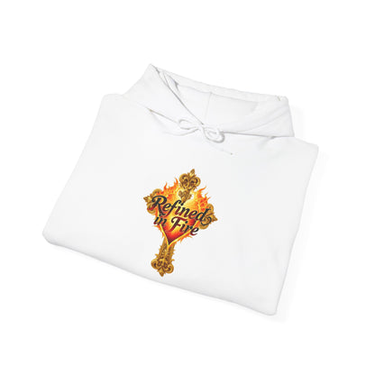 Refined by Fire - Women's Ornate Christian Hoodie
