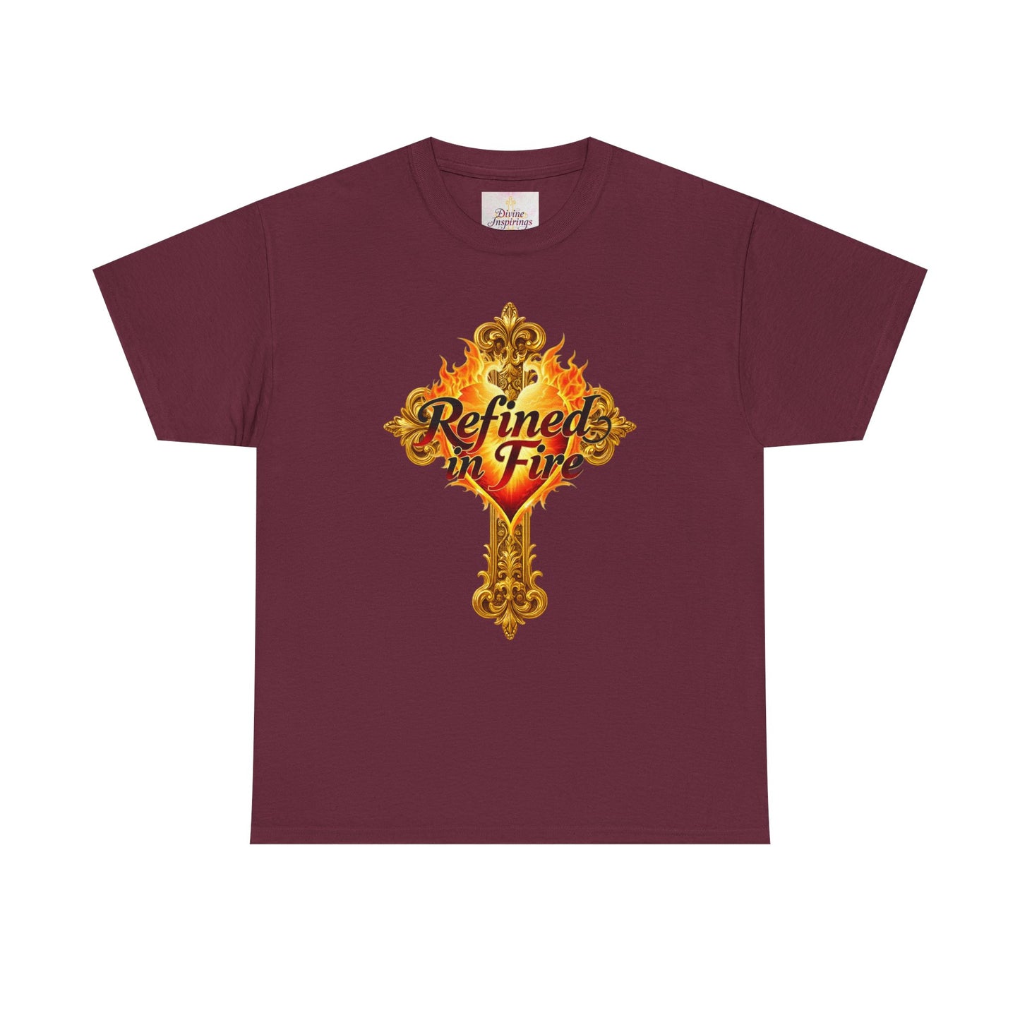 Refined in Fire — Women's Ornate Christian T-Shirt