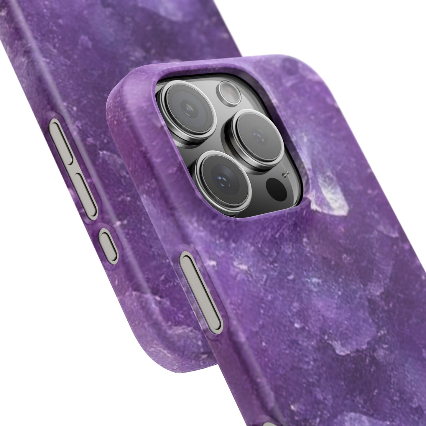 Amethyst Crystal Finish iPhone Snap Case
