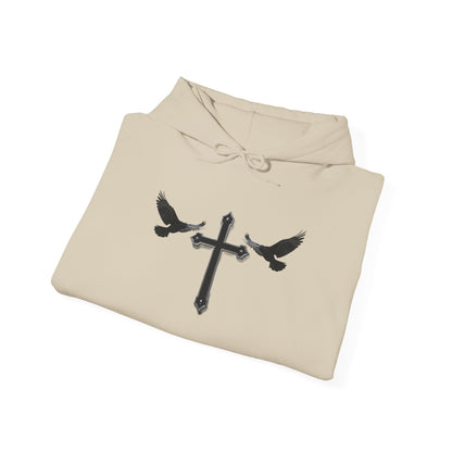 Guided by Grace – Cross & Crows Women’s Hoodie