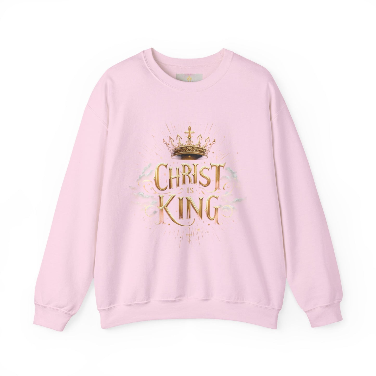 Women’s “Christ is King” Christian Sweatshirt – Bold Faith Statement Pullover