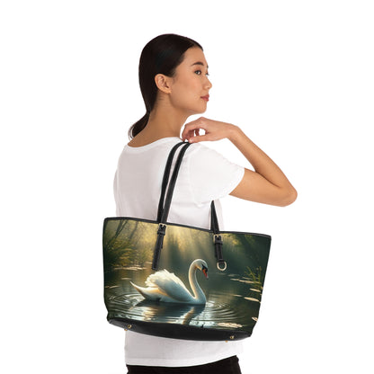 Divine Grace - White Swan Shoulder Bag
