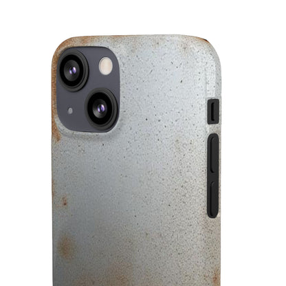 Old Steel Finish iPhone Snap Case