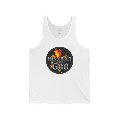 Hand Built by God| Men’s Christian Tank Top