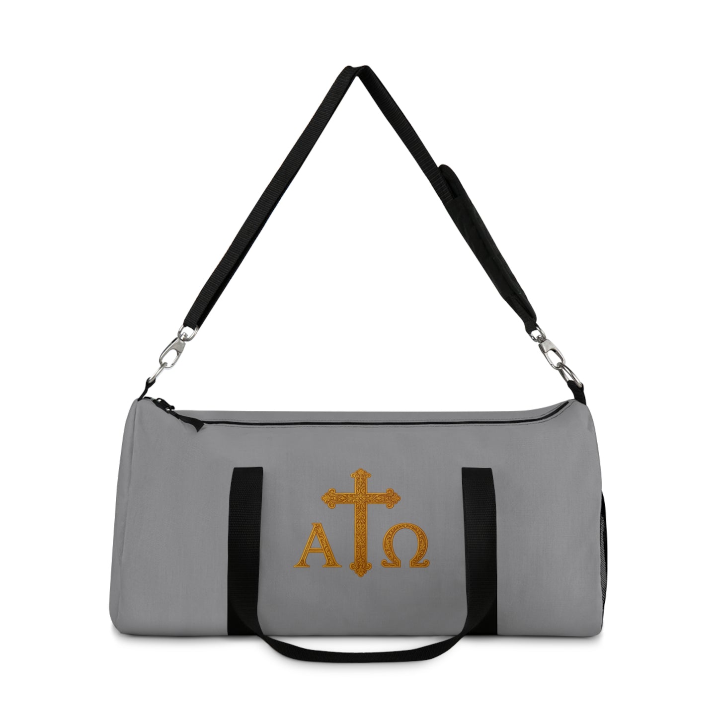 Eternal Victory Duffle Bag in Grey – Alpha & Omega