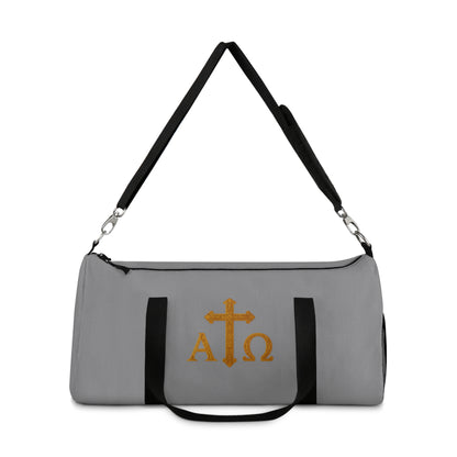 Eternal Victory Duffle Bag in Grey – Alpha & Omega