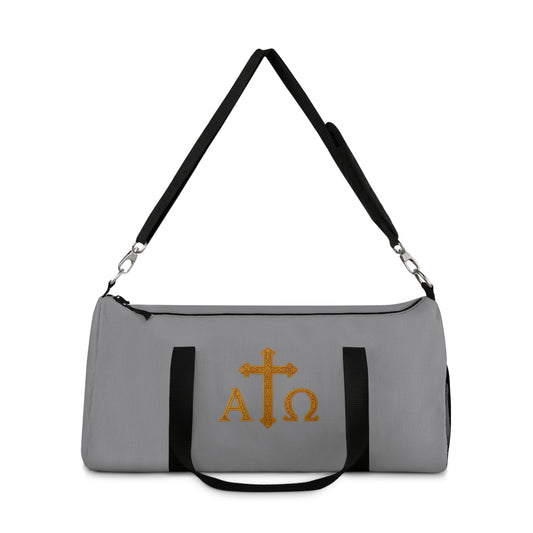 Eternal Victory Duffle Bag in Grey – Alpha & Omega