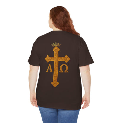Christ Is King – Lion & Cross Women’s Christian Tee