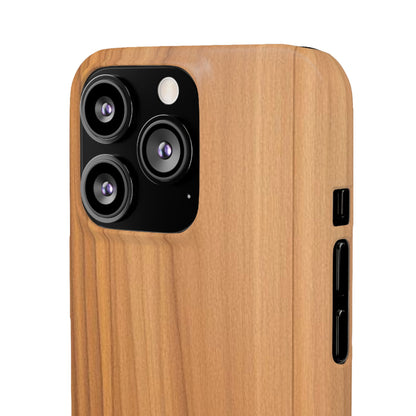 Natural Wood Grain iPhone Snap Case