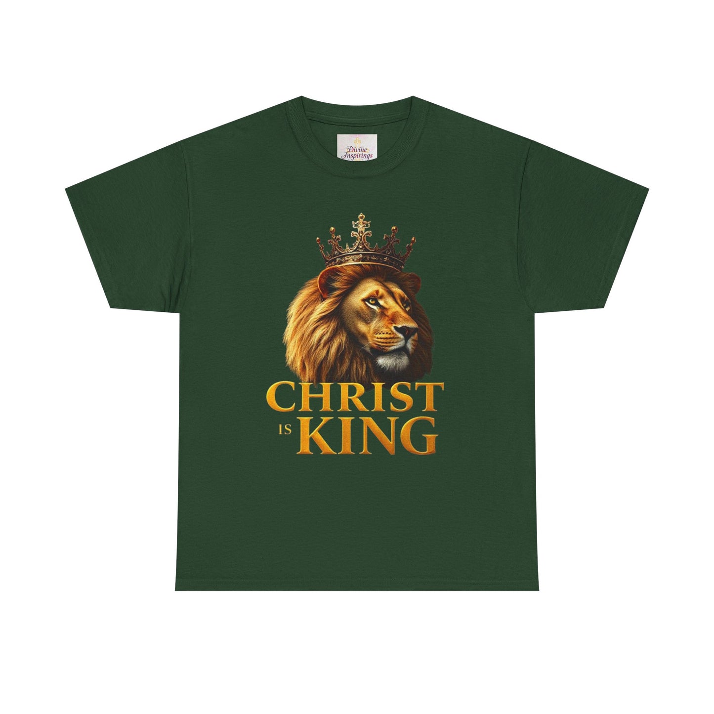 Christ Is King – Lion & Cross Women’s Christian Tee