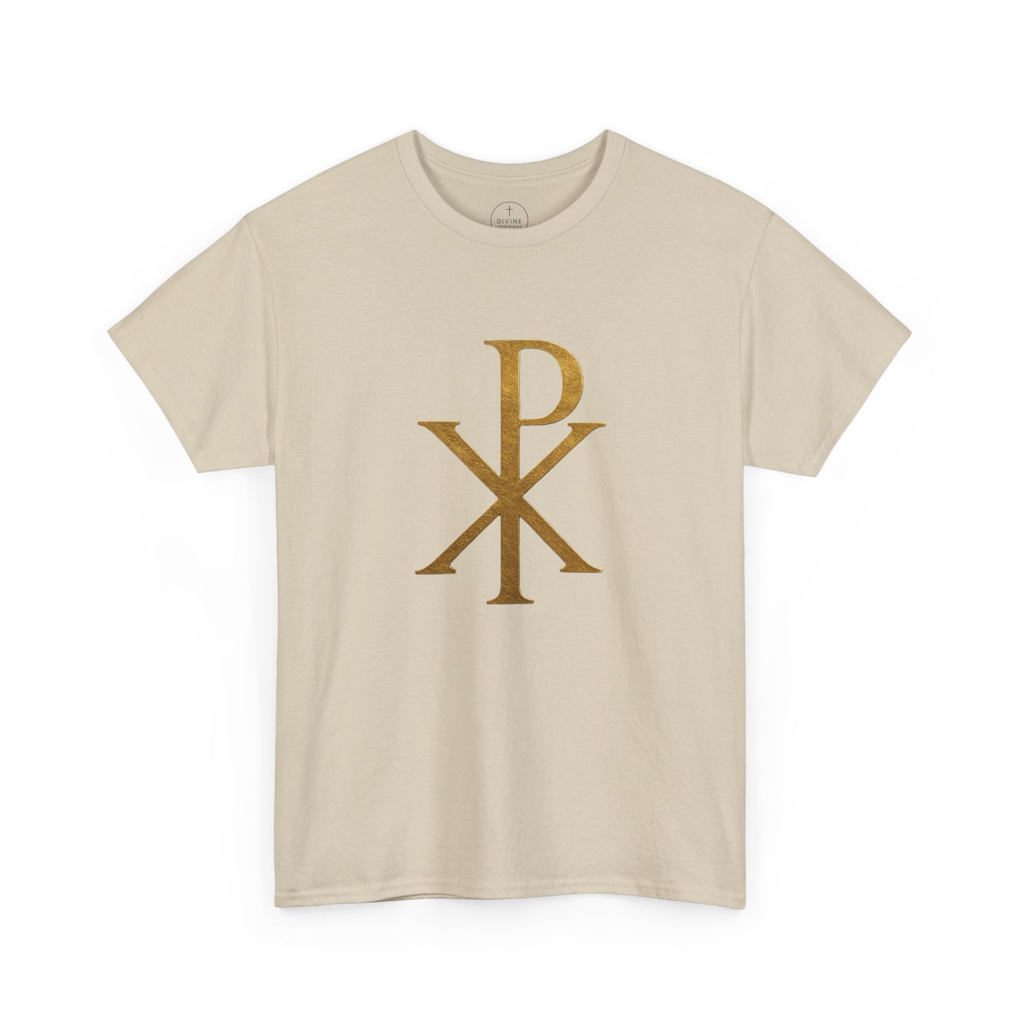 Chi Rho (Gold) - Men's Christian T-Shirt