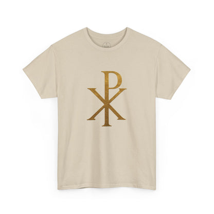 Chi Rho (Gold) - Men's Christian T-Shirt