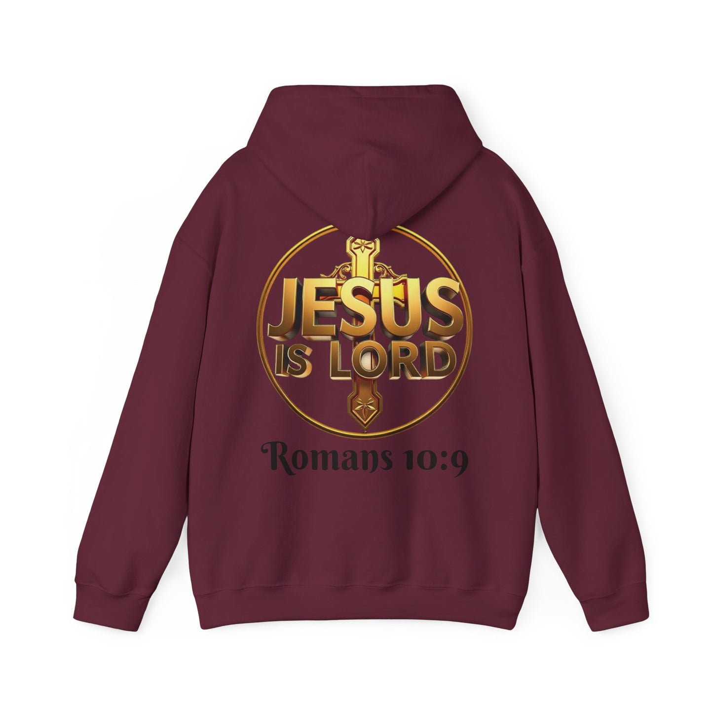 Jesus Is Lord Christian Hoodie – Women’s Bold Faith Streetwear (Dark Lettering)