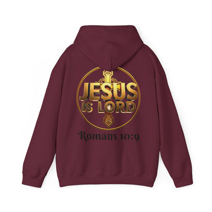 Jesus Is Lord Christian Hoodie – Women’s Bold Faith Streetwear (Dark Lettering)