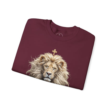 Christ is King (Lion of Judah) - Women's Christian Sweatshirt